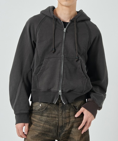 NVRFRGT パーカー PANELLED ZIP UP HOODIE メンズ : ZOZOTOWN Yahoo!店  