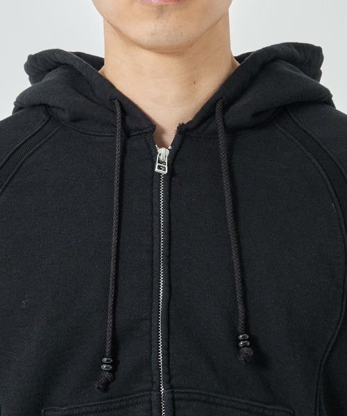 NVRFRGT（ネヴァーフォーゲット） パーカー PANELLED ZIP UP HOODIE