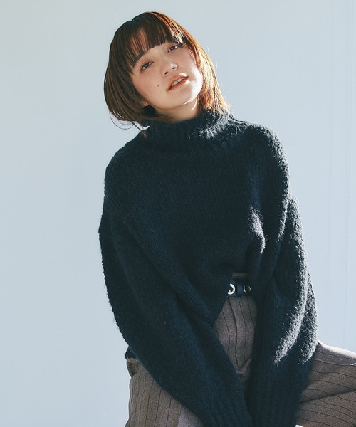 「RIVE DROITE」 長袖ニット FREE ブラック レディース_画像3