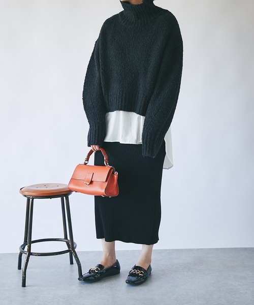 「RIVE DROITE」 長袖ニット FREE ブラック レディース_画像4