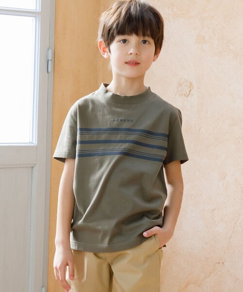 J.PRESS（J.プレス） tシャツ 「140-170cm」ボーダープリント Tシャツ