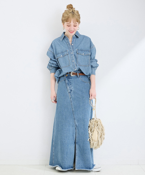 B.C STOCK デニムスカート 「追加」DU JOUR/デュ ジュール RODEO