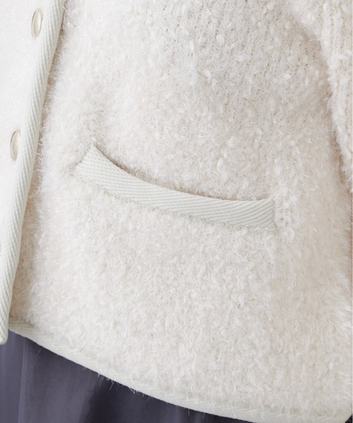 CELFORD（セルフォード） ノーカラージャケット FREE アイボリー