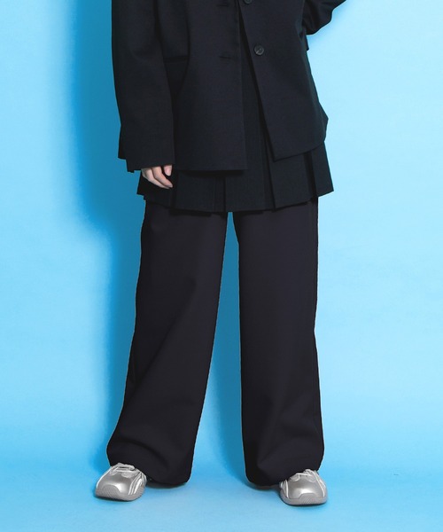 PUNYUS（プニュズ） パンツ 2タックカラーパンツ レディース メンズ