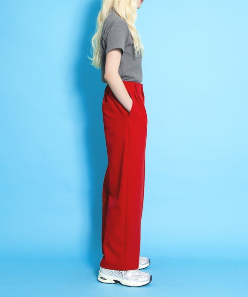 PUNYUS（プニュズ） パンツ 2タックカラーパンツ レディース メンズ