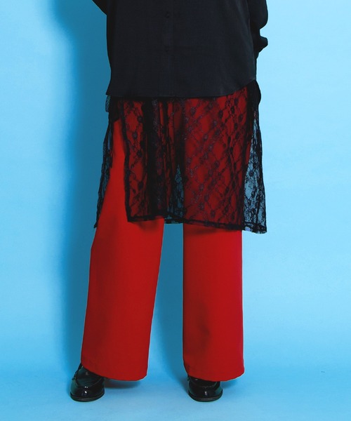 PUNYUS（プニュズ） パンツ 2タックカラーパンツ レディース メンズ