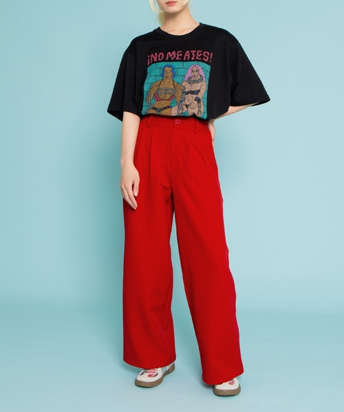 PUNYUS（プニュズ） パンツ 2タックカラーパンツ レディース メンズ