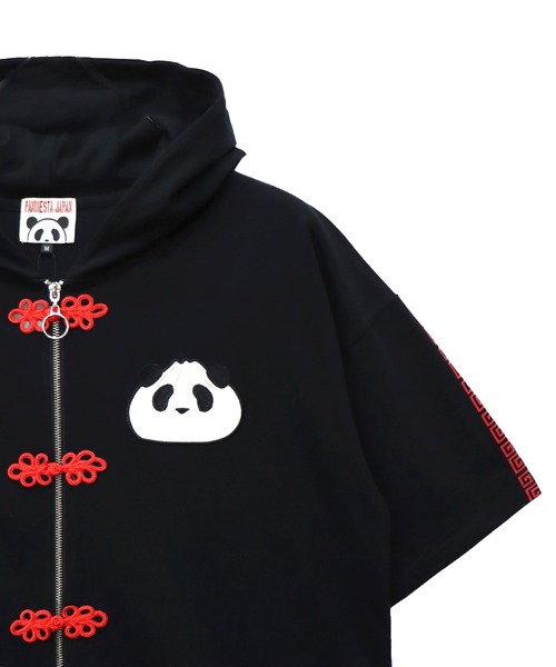 。さま パーカー A'GEM/9 × .kom『ACOVER/オコボ』Side Line Raglan Hoodie