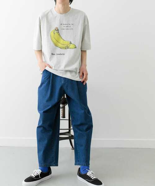 ITEMS URBANRESEARCH tシャツ BEN LENOVITZ Fruit Print T