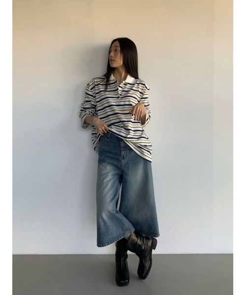 [Didot.showroom] обработка Denim брюки M голубой женский 
