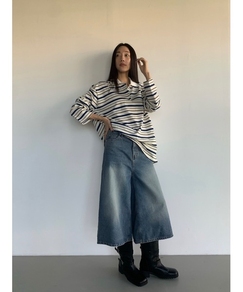 [Didot.showroom] обработка Denim брюки M голубой женский 