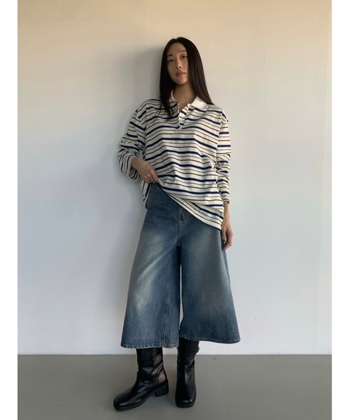 [Didot.showroom] обработка Denim брюки M голубой женский 