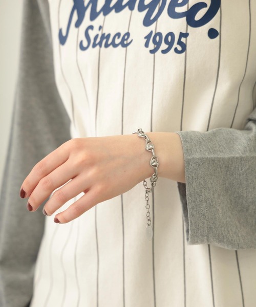 MILKFED.（ミルクフェド） ブレスレット HEART CHAIN BRACELET 