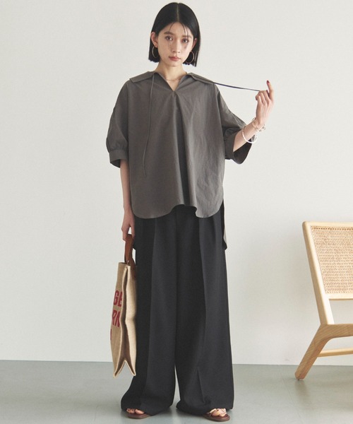 ドゥ アルシーヴ（Doux archives）/２タックワイドパンツ DOUX ARCHIVES（ドゥアルシーヴ） パンツ 2タックワイドパンツ