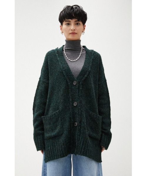 「crie conforto」 ニットカーディガン FREE マスタード レディース_画像3