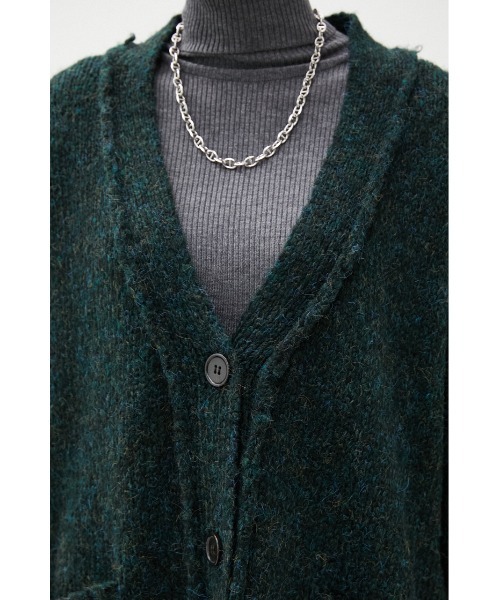 「crie conforto」 ニットカーディガン FREE マスタード レディース_画像6