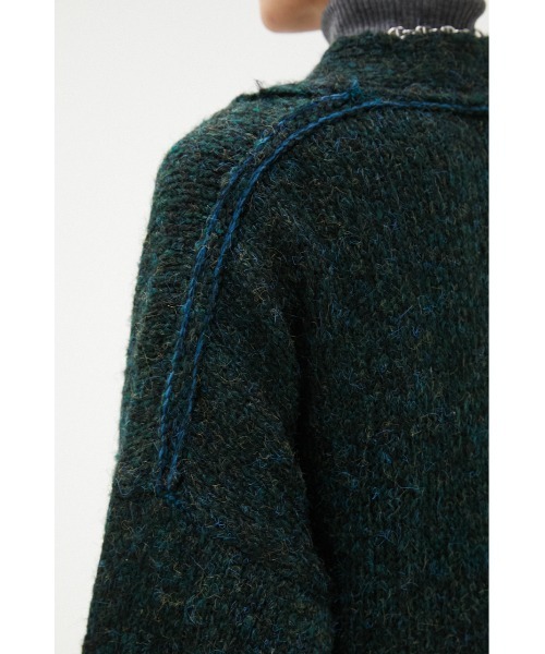 「crie conforto」 ニットカーディガン FREE マスタード レディース_画像7