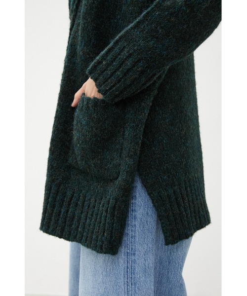 「crie conforto」 ニットカーディガン FREE マスタード レディース_画像8