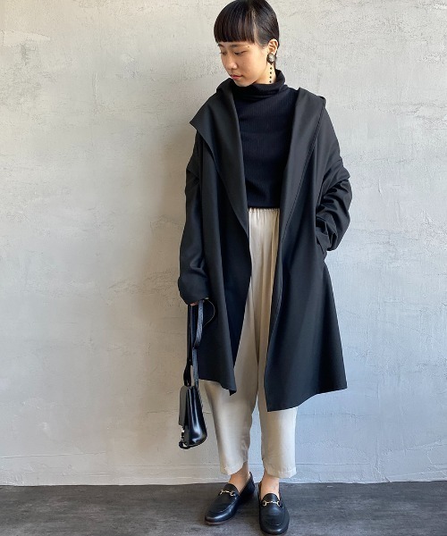 mizuiroind（ミズイロインド） コート F ブラック レディース