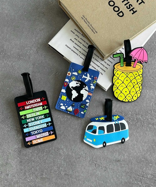 LOWO キーホルダー ラゲッジタグ ネームタグ ラゲージタグ 荷物
