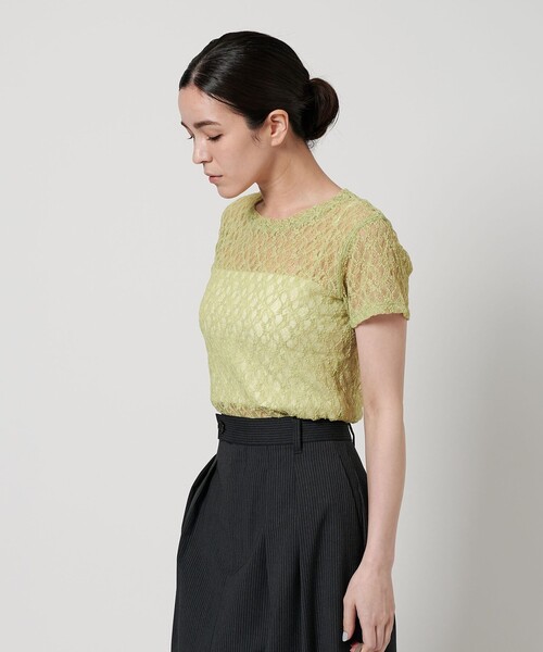 BEAUTY＆YOUTH UNITED ARROWS tシャツ フラワーレース ショート