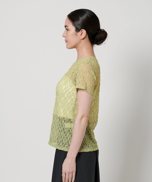 BEAUTY＆YOUTH UNITED ARROWS tシャツ フラワーレース ショート