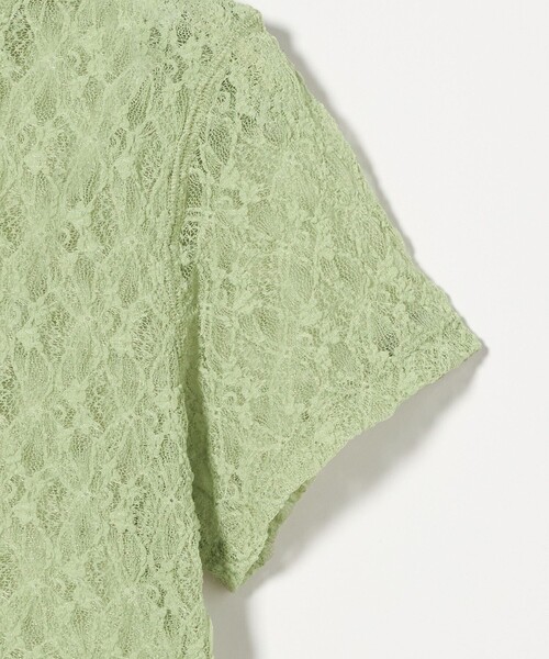 BEAUTY＆YOUTH UNITED ARROWS tシャツ フラワーレース ショート