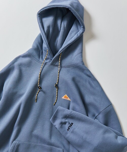 「FREAK'S STORE」 「KELTY」プルオーバーパーカー MEDIUM グレイッシュブルー メンズ