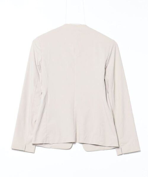 【美品✨】PLST ノーカラージャケット グレー L PLST 「PLST」 ノーカラージャケット X-SMALL グレー レディース