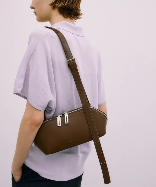 coffee2340 ♦︎アドカラム　ボディバッグ　ショルダー キャメル♦︎ coffee2340 様専用♦︎アドカラム ボディバッグ ショルダー