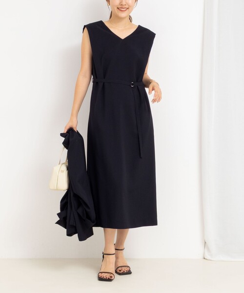 NOLLEY'S ワンピース ウォッシャブルエコボイル2WAYワンピース