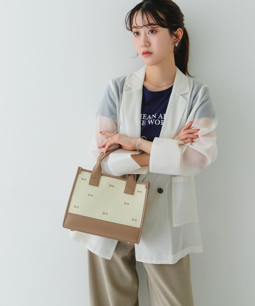 RODE SKO（ロデスコ） ハンドバッグ 刺繍スクエアバッグ : ZOZOTOWN