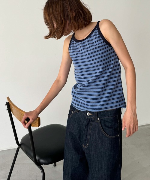 ＊新品未使用＊Canaljean エルマール デニムキャミソール キャナルジーン CANAL JEAN 【セットアップ対応】El mar