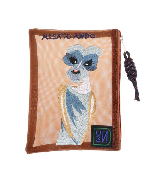 UN3D　アンスリード　ミサトアンドウ　パンジーちゃん　ポーチ　新品未開封 UN3D.（アンスリード） ポーチ 「MISATO ANDO」Pansy-chan POUTCH