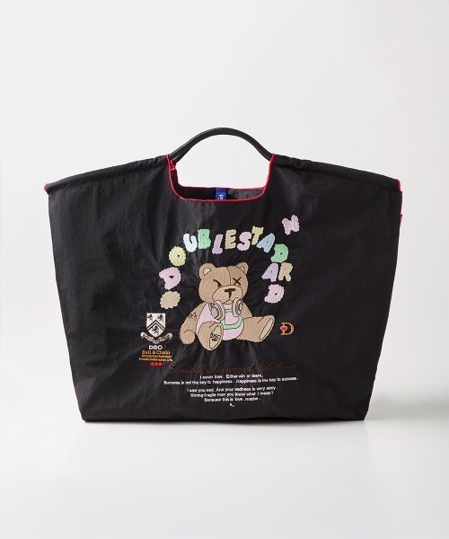 2way仕様☆ DOUBLE STANDARD Ball&Chain ベビーベア エコバッグ DOUBLE STANDARD CLOTHING エコバッグ Ball＆Chain / ベビーベア