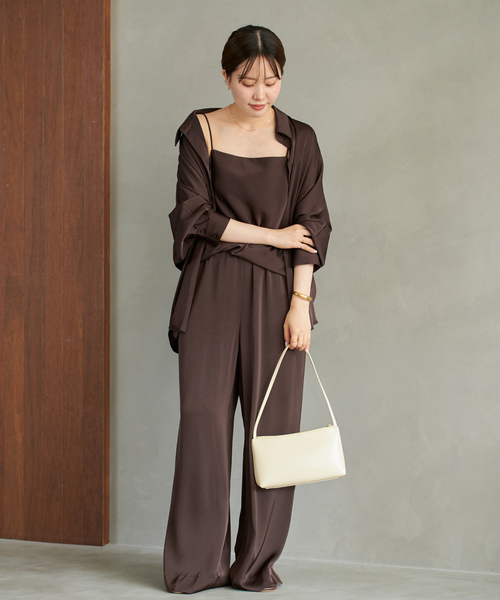 Plage Linen Dolman シャツ plage ブラウス シャツ dull satin dolman レディース