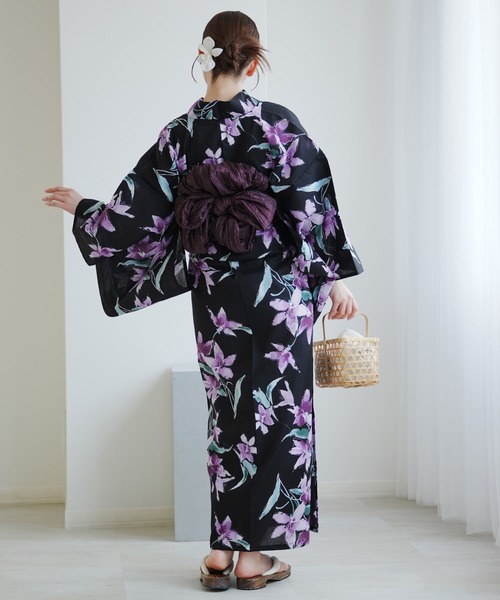 utatane浴衣セット utatane 浴衣 セット レディース ゆったりサイズ 3点セット 浴衣