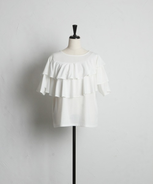 「&. NOSTALGIA」 半袖カットソー M ブラック レディース_画像3