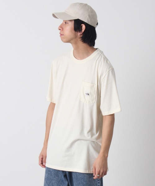 THE NORTH FACE 「THE FACE」 半袖Tシャツ M オリーブ メンズ