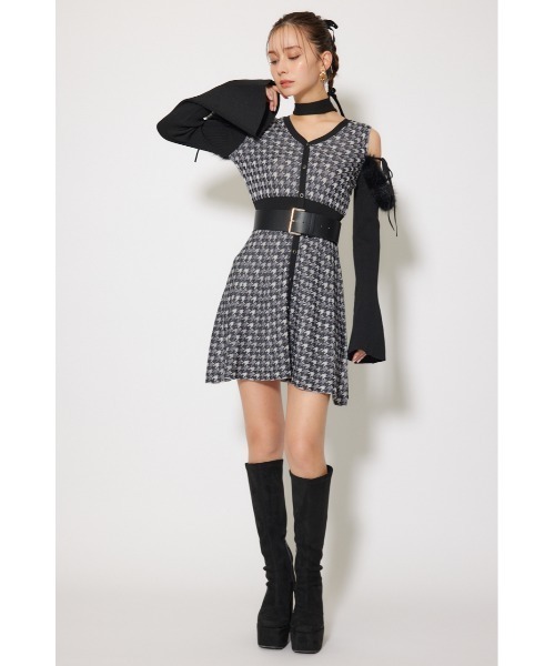 rienda（リエンダ） ワンピース many wayフェイクファージャガードミニ