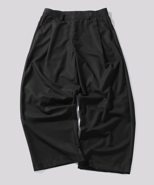 TOBEE スラックス 「TOBEE」深タック ツータック ワイド スラックス