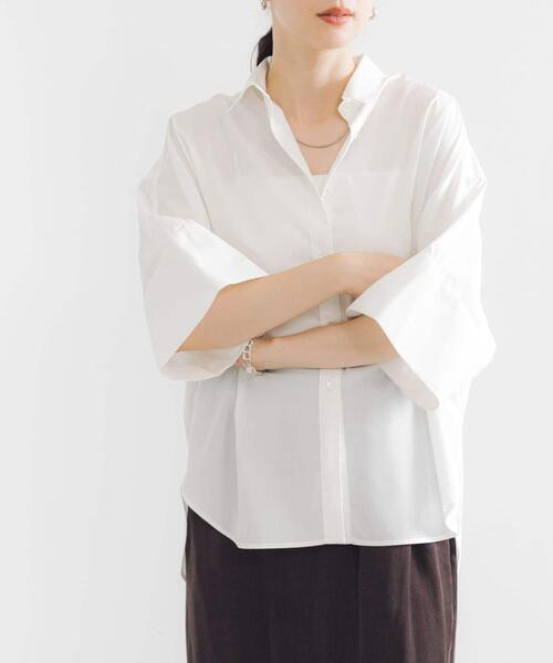 searoomlynn  エアリーハーフスリーブシャツ TOPS – Sea Room lynn