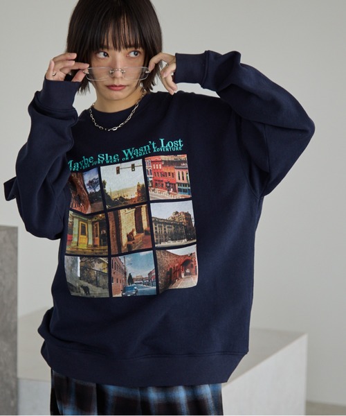PBLIM トレーナー スウェット 「UNISEX」ロストキャットスウェット 