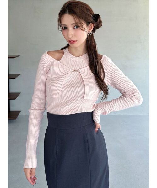 RESEXXY（リゼクシー） ニット セーター レイヤードニットトップス