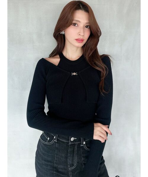 RESEXXY（リゼクシー） ニット セーター レイヤードニットトップス