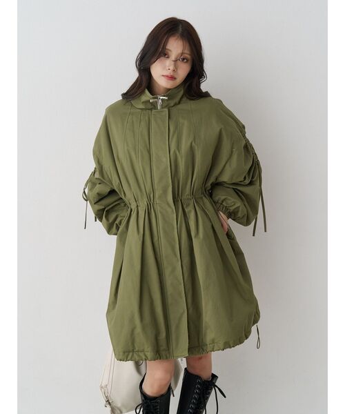 jouetie（ジュエティ） モッズコート コート ギャザーリボンモッズ