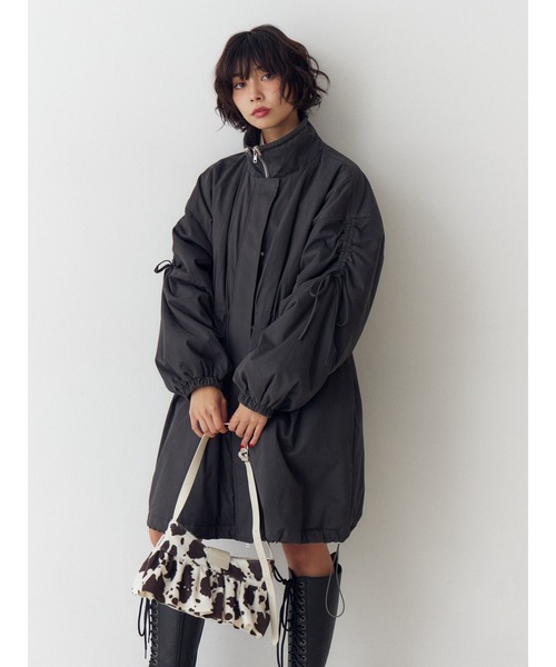 jouetie（ジュエティ） モッズコート コート ギャザーリボンモッズ