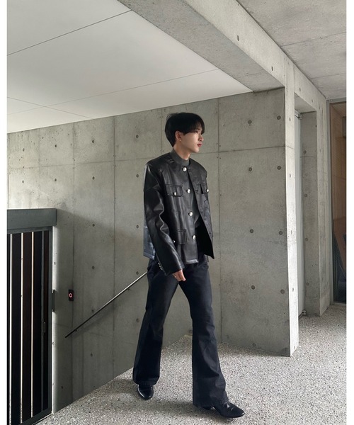 【Otto】オットー レザージャケット 豚革 本革 スタンドネック 黒 ボタン 2026年最新】otto 豚革 ジャケットの人気アイテム - メルカリ
