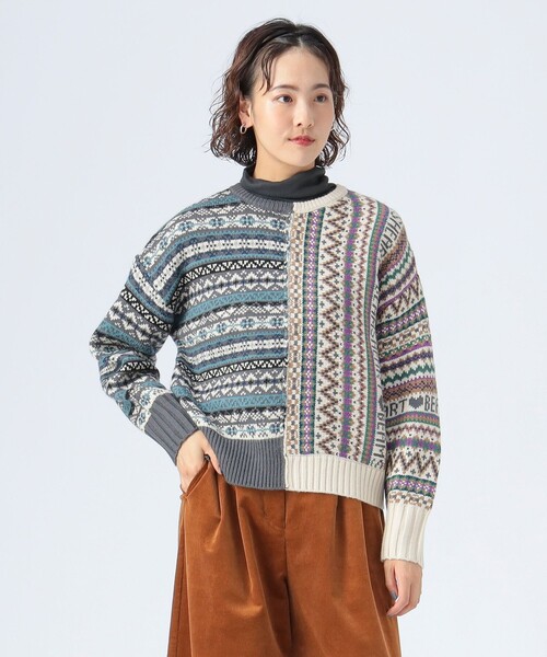 BEAMS HEART（ビームス ハート） ニット セーター フェアアイル プル