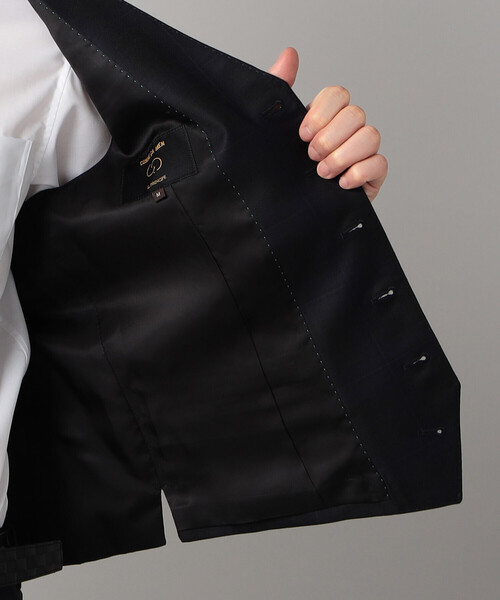 COMME CA MEN（コムサメン） スーツ ベスト 「セットアップ対応」尾州